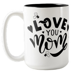 I Love You Mom Autism Awareness Coffee Mug  ツートーンマグカップ