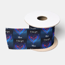 I Love You Mom / Cinta de Regalo Galáctica サテンリボン