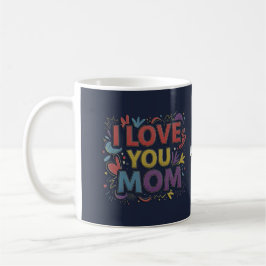 I Love You Mom Coffee Mug / Taza para Mamá コーヒーマグカップ