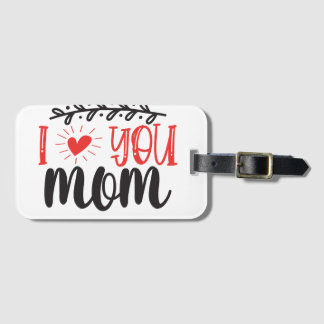 I Love You Mom Crossbody Tote Bag – Heartfelt Gift ラゲッジタグ