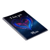 I love you Mom / Cuaderno de Corazón Galáctico ノートブック (右側)