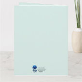 ​I Love You Mom Floral Wreath - Happy Mother's Day カード (裏面)