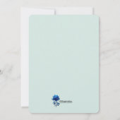 ​I Love You Mom Floral Wreath - Happy Mother's Day 招待状 (裏面)