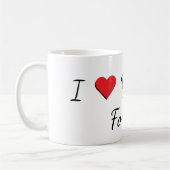 "I Love You Mom, Forever" Mug コーヒーマグカップ (左)