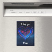 I love you Mom / Imán de Corazón Galáctico マグネット (インサイチュ (食洗機))