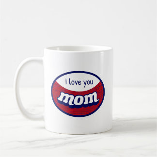 I Love You Mom" Personalized Coffee Mug コーヒーマグカップ