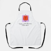 I Love You, Mom Star of David/ハート エプロン (正面)