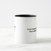 I Love You More Clean Typography  マグカップ (中央)