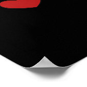 I Love You More Contemporary Design  ポスター (角)