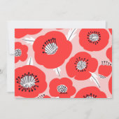 I Love You More Floral Valentine Flat Design シーズンカード (裏面)