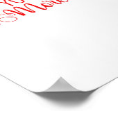 I Love You More Minimal Romantic Style  ポスター (角)