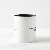 I Love You More Minimal Romantic Style  マグカップ (中央)