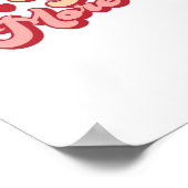 I Love You More Modern Clean Style  ポスター (角)