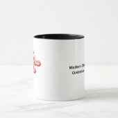 I Love You More Modern Clean Style  マグカップ (中央)