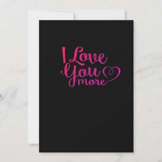 I Love You More Soft Minimal Design  シーズンカード