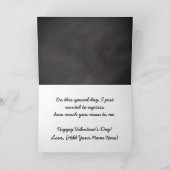 I Love You More Than - パーソナライズされた Valentine シーズンカード (内部)