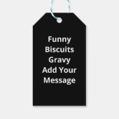 I Love You More Than Biscuits Gravy Funny Gift  ギフトタグ (裏面)