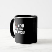 I Love You More Than Ninjutsu Funny Womens Gift  マグカップ (正面左)