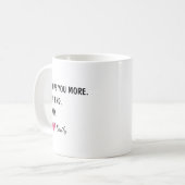I Love You More The End I Win – おもしろ夫用 コーヒーマグカップ (正面左)