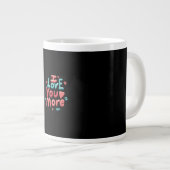I Love You More Timeless Classic  ジャンボコーヒーマグカップ (正面右)