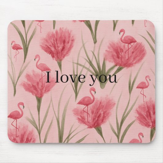 "I love you" MOUSE PAD マウスパッド (正面)