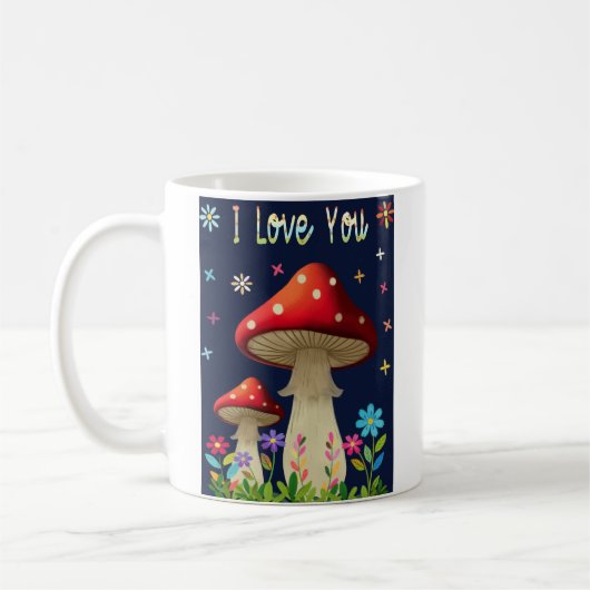 I Love You Mug コーヒーマグカップ (左)
