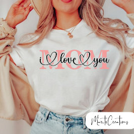 I love you mum t-shirt  tシャツ