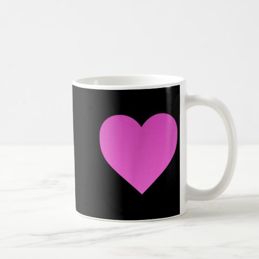 I Love You Nk Purple Heart Valentine's Day Emotico コーヒーマグカップ (右)