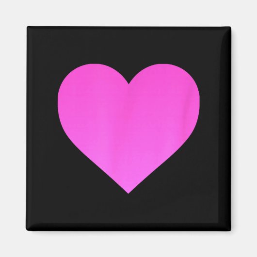 I Love You Nk Purple Heart Valentines Day Emotico マグネット (正面)