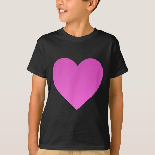 I Love You Nk Purple Heart Valentine's Day Emotico Tシャツ (正面)