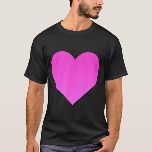 I Love You Nk Purple Heart Valentines Day Emotico Tシャツ (正面)