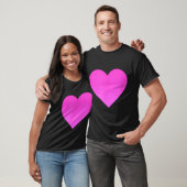 I Love You Nk Purple Heart Valentines Day Emotico Tシャツ (ユニセックス)