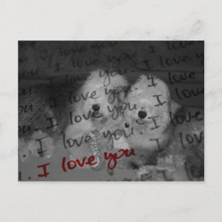 I love you, Old English Sheepdog postcard! ポストカード