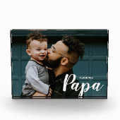 I Love You Papaの写真カスタム フォトブロック (正面)