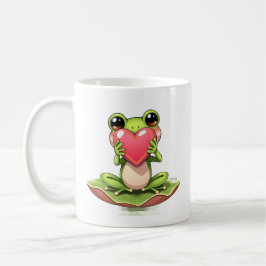 I Love You | Personalized Chibi Toad コーヒーマグカップ