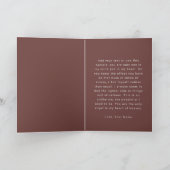 I Love You Photo モダン and Valentines文字 カード (内部)