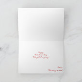 I Love You Photo Bapped Card シーズンカード (内部)