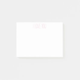 I LOVE YOU Post-It Notes ポストイット