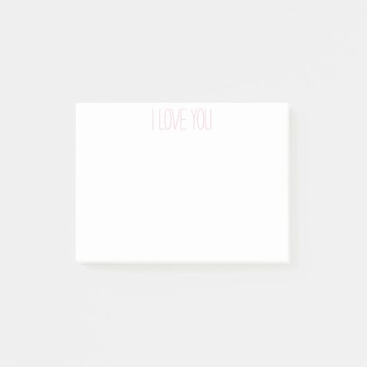 I LOVE YOU Post-It Notes ポストイット (正面)