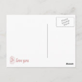 I love you postcard ポストカード (裏面)