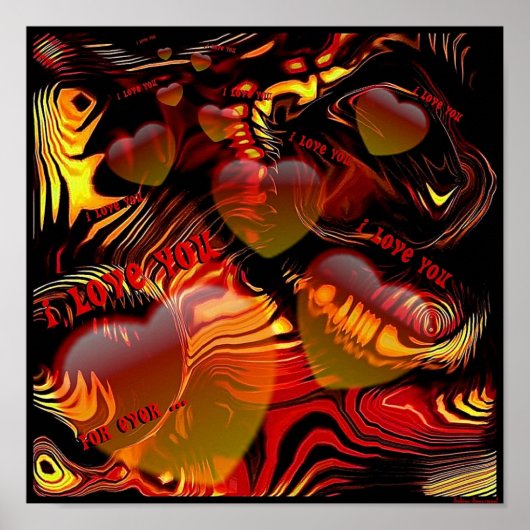 I love You Poster ポスター (正面)