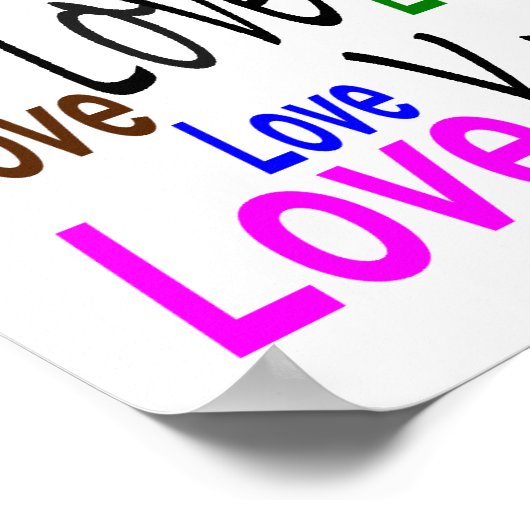 I Love You Poster ポスター (角)