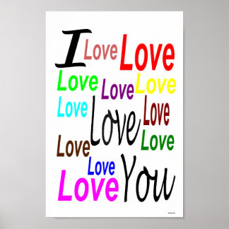 I Love You Poster ポスター