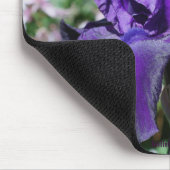 I Love You Purple Iris Flower Photoマウスパッド マウスパッド (コーナー)