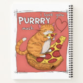 I Love You Purrry Much Funny Cat Lover Gift  ノートブック (裏面)