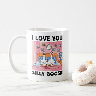 I love you Silly Goose コーヒーマグカップ