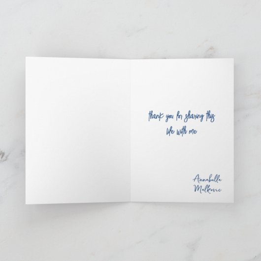 I Love You silly Goose Valentines Day カード (内部)