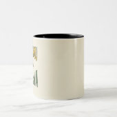 I Love you so Matcha - Matcha Typografie ツートーンマグカップ (中央)