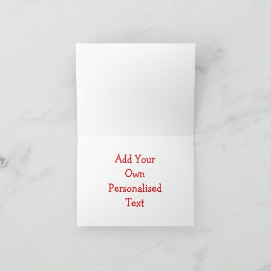 I Love You So Much Note Romantic Valentines サンキューカード (内部)