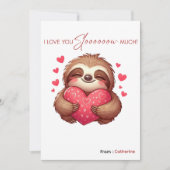 I Love You So Much Sloth Card シーズンカード (正面)